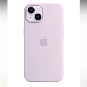 iPhone 14 Lilac/Lavender Phone Case Silicone with Magsafe